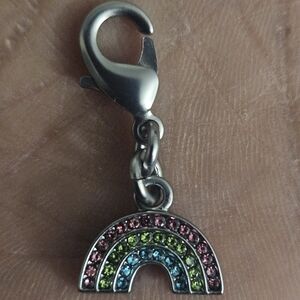 Coach Multicolor Rainbow Keychain Charm